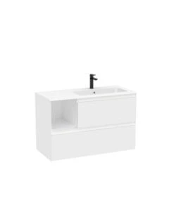 Mueble De Baño Con Lavabo A La Derecha Roca Unik Tenue 1000