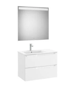 Mueble De Baño Con Lavabo A La Izquierda Roca Pack Aleyda 800