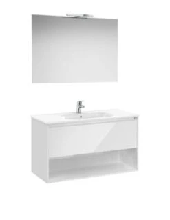 Mueble De Baño Con Lavabo Roca Pack Tenor 1000