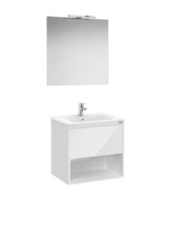 Mueble De Baño Con Lavabo Roca Pack Tenor 600