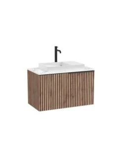 Mueble De Baño Con Lavabo Roca Unik Horizon 914x494 Mm