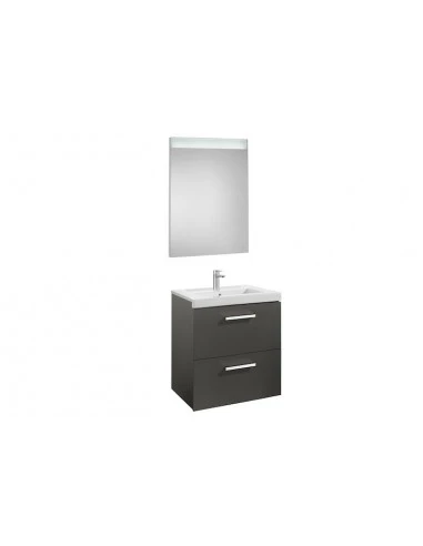 Mueble De Baño Roca Pack De PRISMA De Dos Cajones 600 Mm 1 Mueble De Baño Roca Pack De PRISMA De Dos Cajones 600 Mm