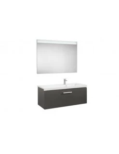 Mueble De Baño Roca Pack De PRISMA De Un Cajon Lavabo Derecho 1100mm