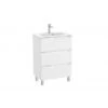 Mueble De Baño Roca Unik Aleyda Compacto 600 Mm 3 Cajones