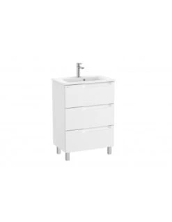 Mueble De Baño Roca Unik Aleyda Compacto 600 Mm 3 Cajones