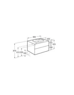 Mueble De Baño Roca Unik Beyond 2 Cajones Y Lavabo 800 5 Mueble De Baño Roca Unik Beyond 2 Cajones Y Lavabo 800 -Gasfriocalor Tienda mueble de bano roca unik beyond 2 cajones y lavabo 800 2