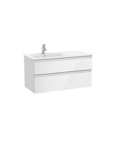 Mueble De Baño Roca Unik Con Base De Dos Cajones Y Lavabo Izquierda 1 Mueble De Baño Roca Unik Con Base De Dos Cajones Y Lavabo Izquierda