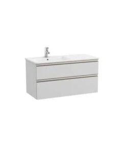 Roca Mueble De Baño Unik De Dos Cajones Y Lavabo Izquierda