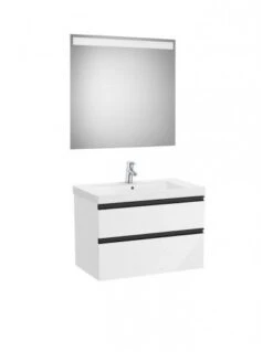 Pack Mueble De Baño Roca Domi 2 Cajones 600mm