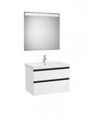 Pack Mueble De Baño Roca Domi 2 Cajones 600mm 1 Pack Mueble De Baño Roca Domi 2 Cajones 600mm