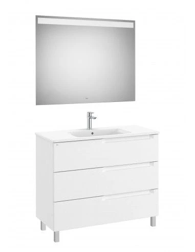 Pack Mueble De Baño Roca Unik Aleyda 1000 Mm 3 Cajones 1 Pack Mueble De Baño Roca Unik Aleyda 1000 Mm 3 Cajones