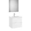 Pack Mueble De Baño Roca Unik Aleyda 600 Mm 2 Cajones