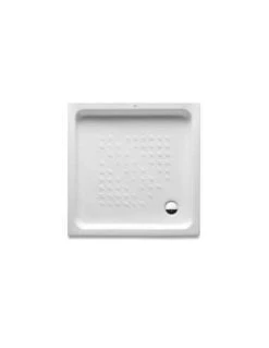 Plato De Ducha De Porcelana Roca Italia Cuadrado -Gasfriocalor Tienda plato de ducha de porcelana roca italia cuadrado 1 2