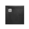 Plato De Ducha De Stonex Roca Terran Negro 900x900x28mm