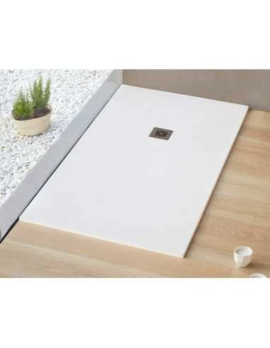 Plato De Ducha Sanycces LOGIC Rectangular 110x80cm Blanco 2 Plato De Ducha Sanycces LOGIC Rectangular 110x80cm Blanco - Imagen 2