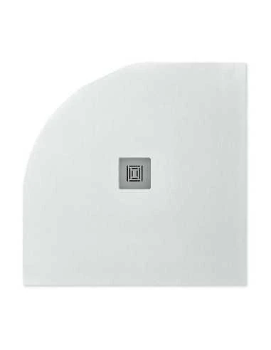 Plato De Ducha Sanycces LOGIC Semicircular 80x80cm Blanco 1 Plato De Ducha Sanycces LOGIC Semicircular 80x80cm Blanco