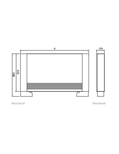 Fancoil Thermor Pareo 1000 Sin Control 2 Fancoil Thermor Pareo 1000 Sin Control - Imagen 2