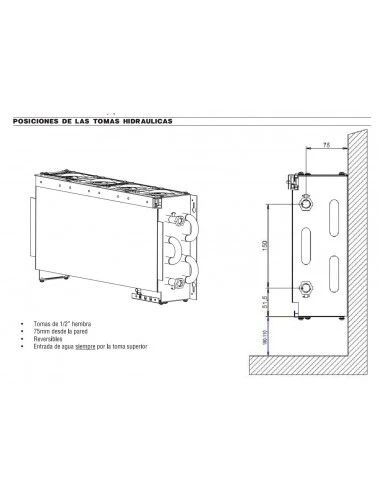 Radiador De Baja Temperatura Ferroli VARESE LP 600 HE 4 Radiador De Baja Temperatura Ferroli VARESE LP 600 HE - Imagen 4