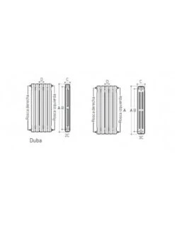 Radiador De Hierro Fundido Baxi DUBA 2 Columnas N80-2D 4 Elementos 5 Radiador De Hierro Fundido Baxi DUBA 2 Columnas N80-2D 4 Elementos -Gasfriocalor Tienda radiador de hierro fundido baxi duba 2 columnas n80 2d 4 elementos 1