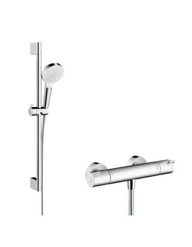 Set De Ducha Con Termostato HansgroheCrometta Vario Combi 650mm 1 Set De Ducha Con Termostato HansgroheCrometta Vario Combi 650mm
