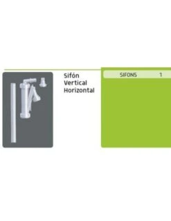 Sifon Horizontal Vertical De Polipropileno Fig
