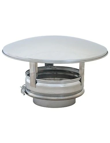 Sombrerete Doble Inox Practic AISI 304-304 Ø150/200 1 Sombrerete Doble Inox Practic AISI 304-304 Ø150/200