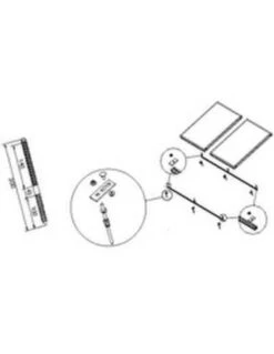 Soporte Universal Domusa Sobre Tejado 1 Captador