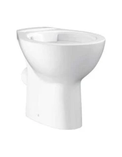 Taza Bau Grohe A Suelo Para Tanque Alto Rimeless Salida Horizontal