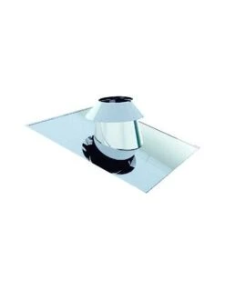 Teja De 5º A 25ºcon Collarín Antiagua Acero Inox 316 Fig Ø150