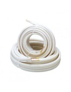 Tubería De Cobre Doble Aislada Para Aire Acondicionado 1/4 - 5/8 ( 20M )