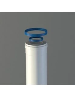 Tubo Coaxial De Aluminio 80/110x1000 M/H Fig