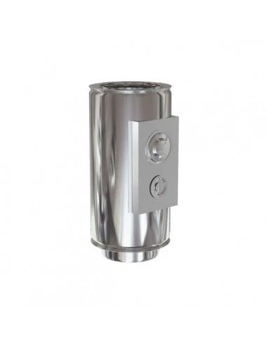 Tubo Control De Humos Doble Inox 316-304 125/175 Practic 1 Tubo Control De Humos Doble Inox 316-304 125/175 Practic